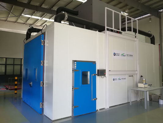 汽車整車VOC環(huán)境測試艙整體圖 汽車整車VOC環(huán)境測試艙整體圖